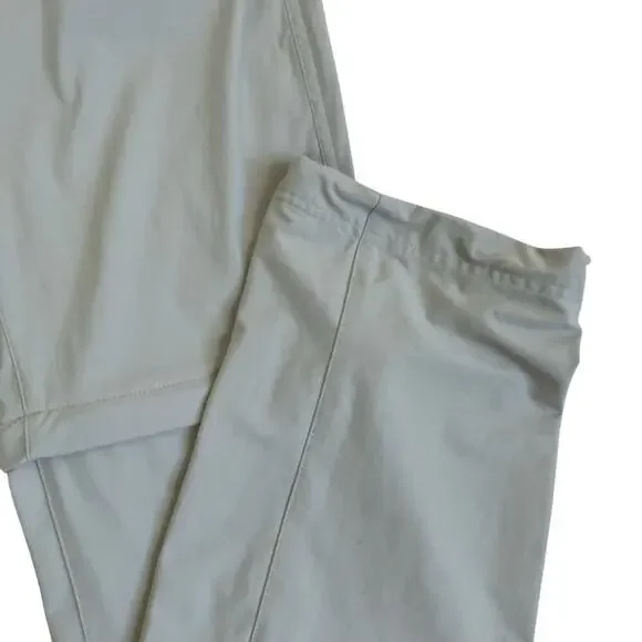 Columbia Womens Saturday Trail II Convertible Hiking Pants Cream/Tan Lightweight - Picture 12 of 16